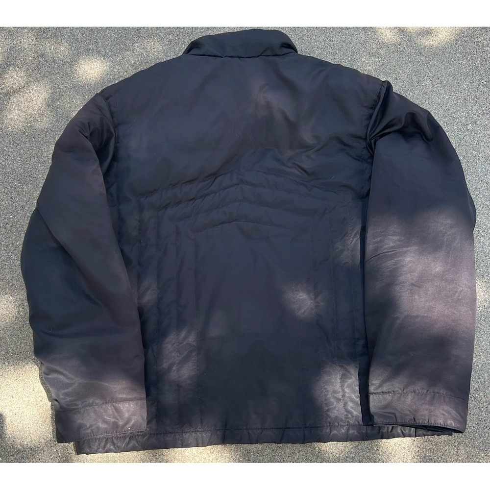 Vintage Eddie Bauer Premium Goose Down Puffer Jacket Coat Men's Black XL - Picture 8 of 8